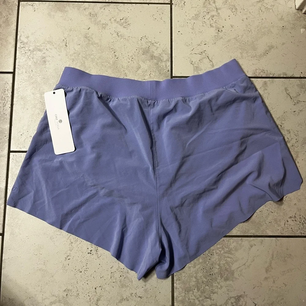 NWT CRZ Yoga Lavender Shorts - Picture 2 of 3